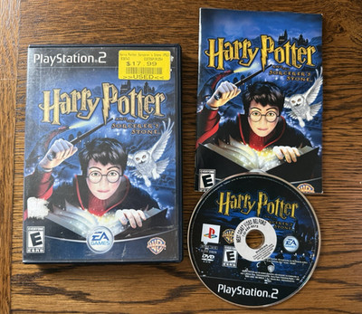 Harry Potter Sorcerer's Stone PlayStation 2 PS2   Black Label   SLUS-20826   CIB