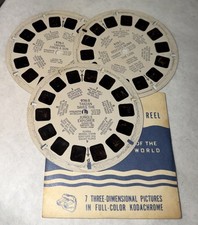 View-Master Tarzan 976 3 Reel Set 976-A 976-B 976-C
