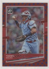2020 Panini Donruss Optic Choice Liberty Prizm 8/45 Yadier Molina #102 04br