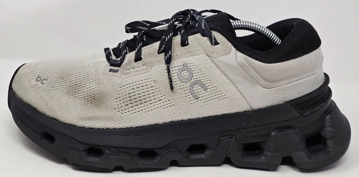 On Cloudflyer 5 Mens Running Shoes 8.5 Wolf Black White Cushioned Athletic ON Cloudflyer 5 Wolf Black for sale | eBay main image 2