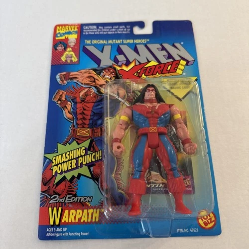 Warpath Figure 2nd Edition X-Men X-Force Marvel Toy Biz 1994 Sealed Vintage NEW