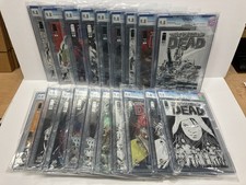 17 Diff ** The Walking Dead #1 Comics (reg & Sketch Covers) All Graded Cgc 9.8