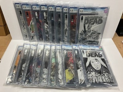 17 diff ** The Walking Dead #1 Comics (Reg & Sketch covers) ALL GRADED CGC 9.8