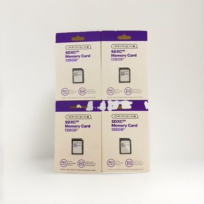 inifinitive SDXC 128 memory card -Lot/4