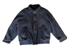 Vintage Zero King Blue Wool Coat Overcoat Men Size 40 USA Made