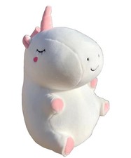 Soft Plush Unicorn Pillow Animal Hugging White Throw Pillow Cushion for Teens...