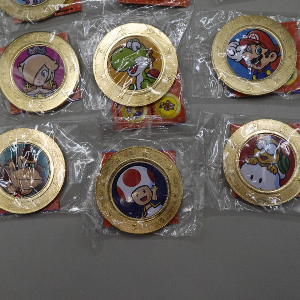 Lote de 9 monedas de oro Frankford Super Mario Wonder Ball nuevas selladas SIN DUPLICADOS Foto 4 de 4