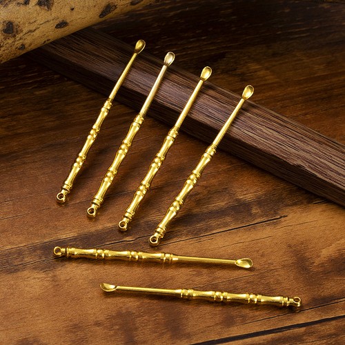 Ear Spoons Retro Imitation Brass Portable Ear Cleaning Tool Ear Pick Ear WiR rf