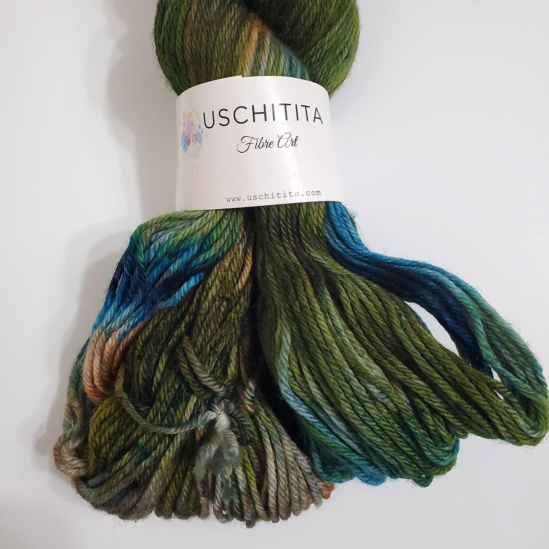 Uschitita Supersoft DK Yarn Superwash Merino Wool Gaudi 225m 100g Hand Dyed