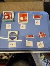 Fire Alarm & manual call point , Fire Door Safety Signs & Labels etc 