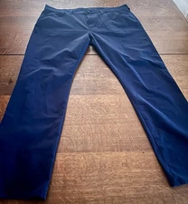 J Crew Tech Flex Slim Pants Chinos Navy Blue 36x30
