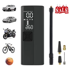 Portable Tire Inflator Cordless Air Compressor 150PSI Car Bike Ball Pump Fast