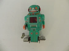 Vintage Sparky Mechanical Wind-Up Robot