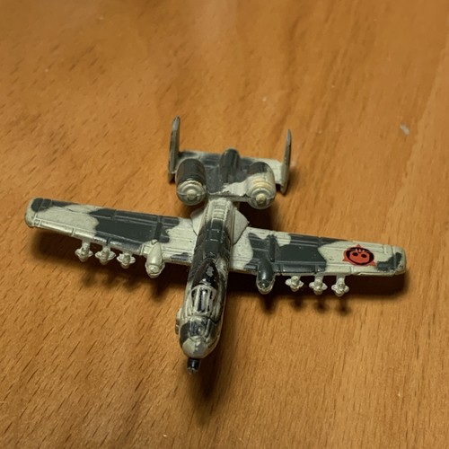 Vintage Galoob Micro Machines A-10 Thunderbolt aereo jet militare mimetico - Foto 2 di 5