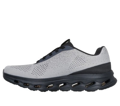 Skechers Shoes Men's Go Walk Glide Step Gray Black Sport Comfort