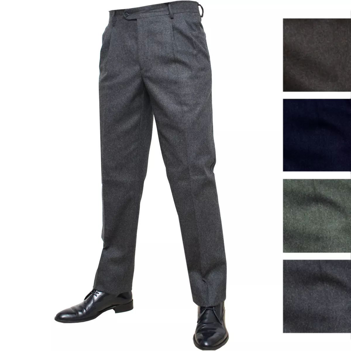 Pantaloni uomo flanella di best sale lana