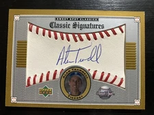 ALAN TRAMMELL 2002 Sweet Spot Classic SP Auto Detroit Tigers Hall of Fame