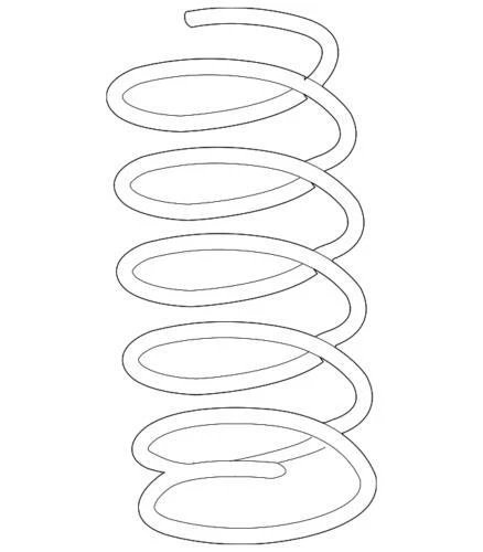 Resorte de suspensión para Nissan (N/P 54010-3TA2A)