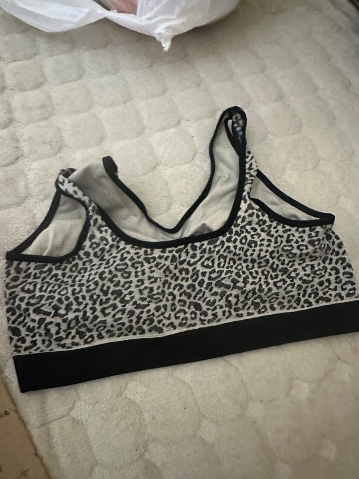 Unbranded leopard black gym Bra  Size us 36c it4c… - image 2