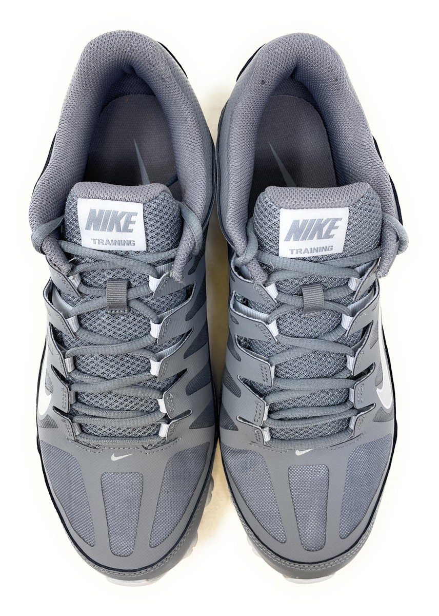 Nike Mens Reax 8 TR Mesh Training Shoes Cool Grey/Wolf Grey | eBay