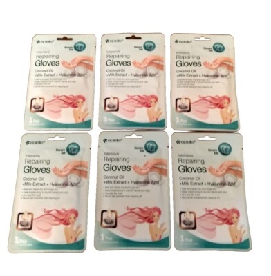 (6) epielle  Intensive Repairing Gloves Coconut Oil/Milk Extract/Hyaluronic Acid
