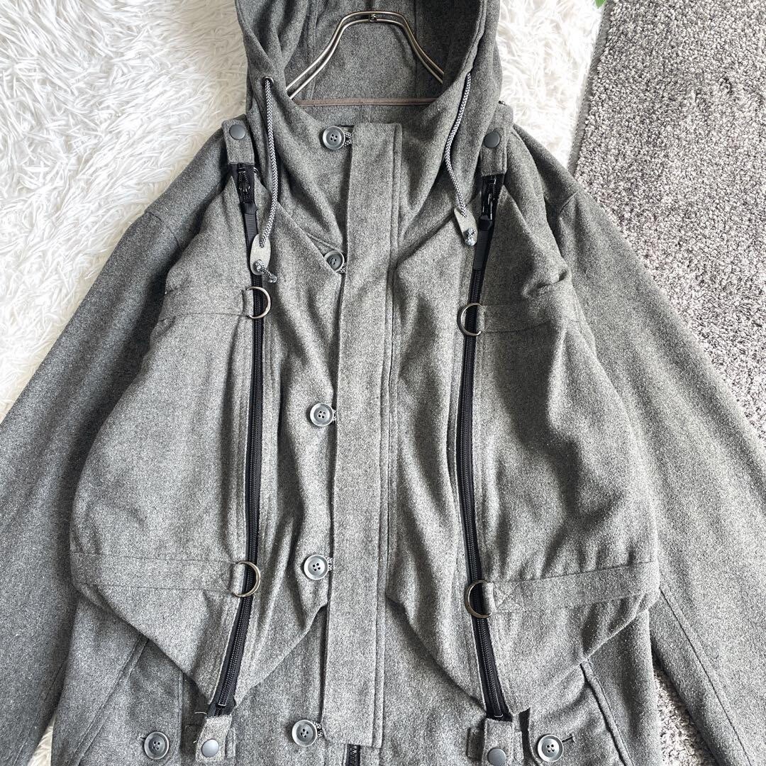 Final Home by Issey Miyake Cargo Wool Jacket Coat - Archive 
