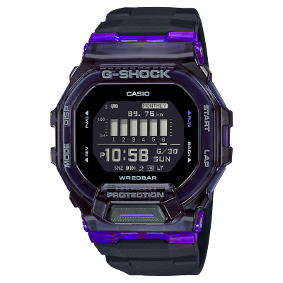 Casio G-Shock Move Bluetooth Transparent Purple Unisex Watch GBD