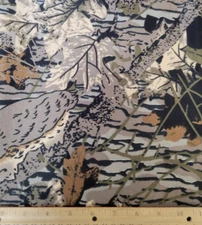 Soft Polar Fleece  Anti Pill Hunting Camoflauge Sweatshirt Fabric By the Yard