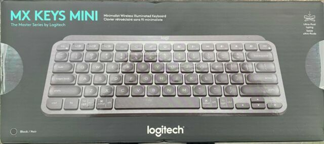 Logitech MX Keys Mini Wireless Keyboard (Black), English - US for sale  online