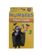 Sesame Street Math Flash Cards - Numbers 1-20 - Ages 3 , 36 Cards For Teachers