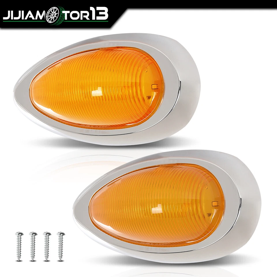 Luz de señal de señalización lateral 15 LED apta para Freightliner Century / Columbia Foto 2 de 4