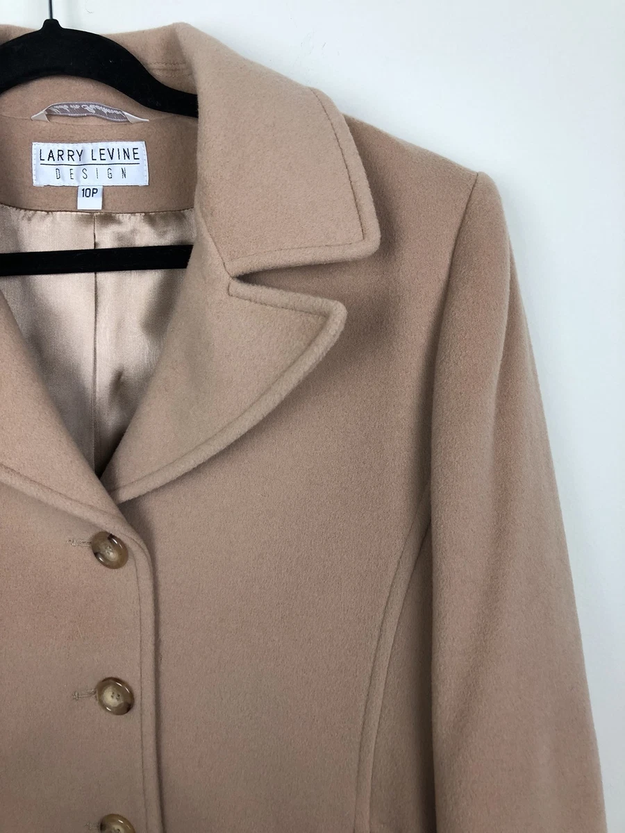 Larry levine lambswool and cashmere best sale coat