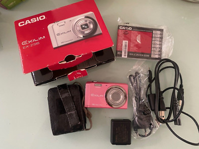 CASIO EXILIM EX-ZS6 Pink 16.1MP Digital Camera with box
