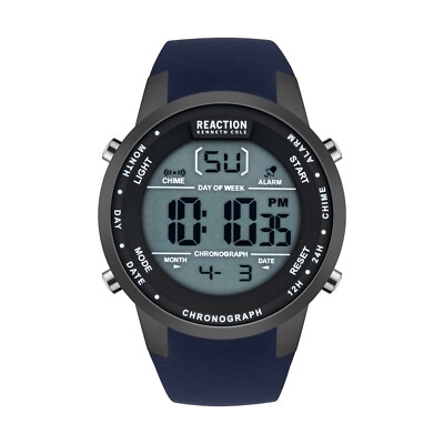 Kenneth Cole Reaction Men's Digital Watch Silicone Strap KRWGP2650801