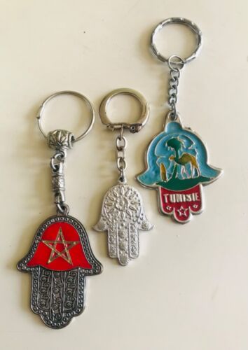 FATMA HAND"" SOUVENIRS MOROCCO TUNISIA * MAGHREB / KEYCHAINS KEYCHAINS - Picture 1 of 2