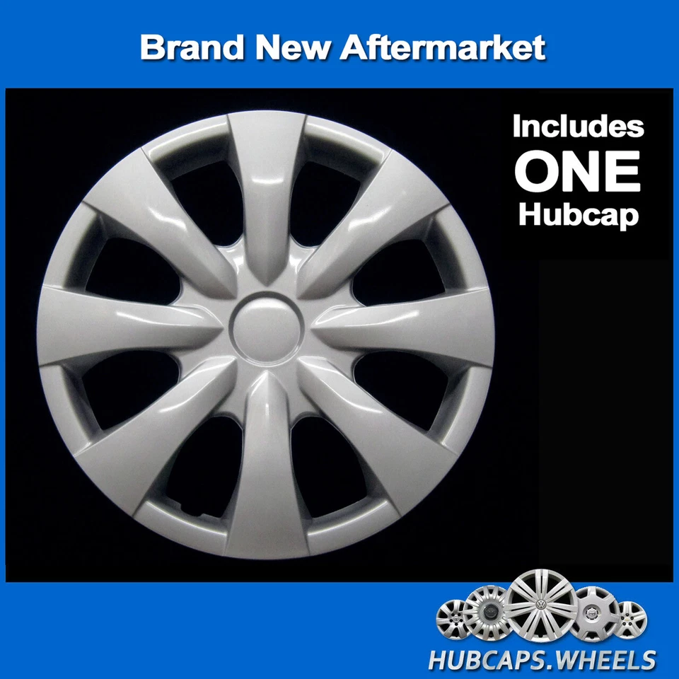 NUEVO Tapacubos para Toyota Corolla 2009-2013 - Réplica Premium 15 pulgadas plateado 61147 Foto 2 de 4