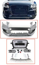for 2013- 17 Q5 SQ5 front bumper cover grille spoiler conversion kit RSQ5 style