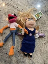 Animal And Miss Piggy Muppets Plush Dolls Sababa Toys 8 2004 Jim Henson