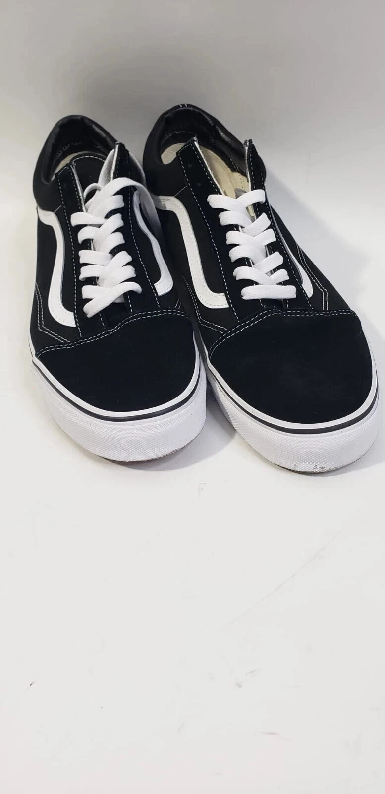 Scarpe sneakers uomo Vans Oldol Skoo nereche bianc bassegate string ta
