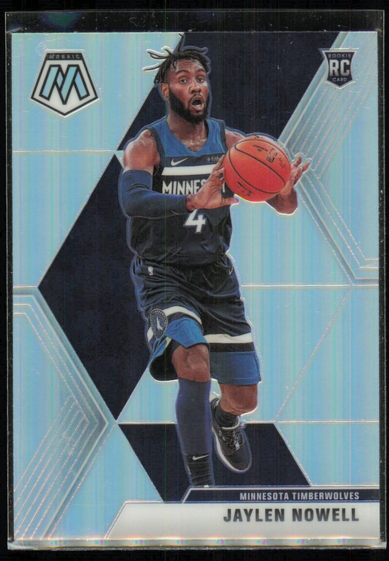 2019-20 Panini Mosaic Jaylen Nowell Rookie Minnesota Timberwolves #212 Silver