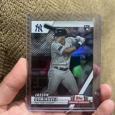 Jasson Dominguez 2024 Topps trading card day #NYY-3 New York Yankees SGA 8/3