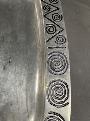 Wilton Armetale Pewter Reggae Square Platter 14