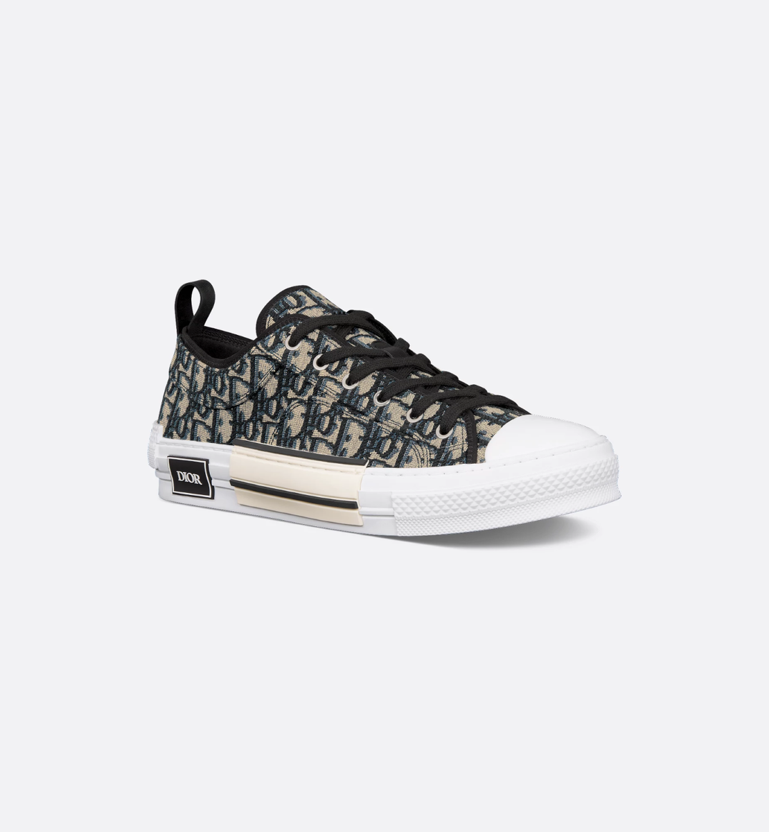 DIOR B23 Oblique Black Jacquard Low Top Sneakers Canvas Size DIOR B23 Oblique Black Jacquard Low Top Sneakers Canvas Size