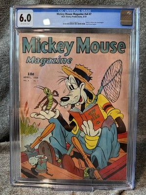 Mickey Mouse Magazine v4 #7 CGC 6.0 (1939 Walt Disney) Goofy
