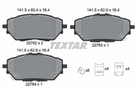 Textar BremsbeläGe Bremsbelagsatz BremsklöTze Q+ Vorne 2278201