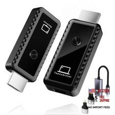 Wireless HDMI Transmitter and Receiver 4K, 2.4/5GHz 1080P Portable Wireless