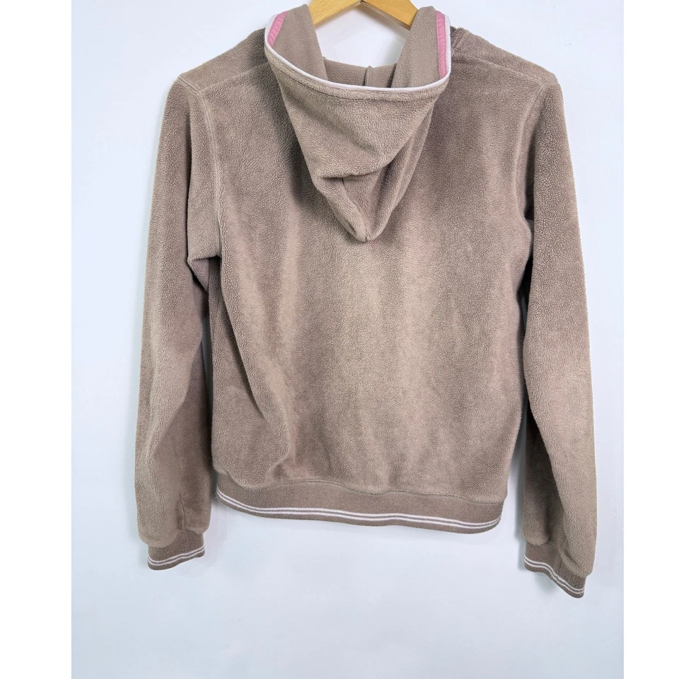 Horny Toad Toad&Co Full Zip Fleece Hoodie Jacket Womens Size S Light Brown - Image 4 of 4