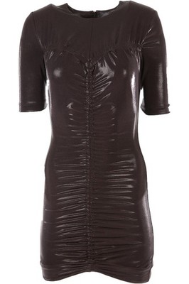 ROTATE BIRGER CHRISTENSEN SCHWARZES JERSEY MINIKLEID DK 34 UK 6