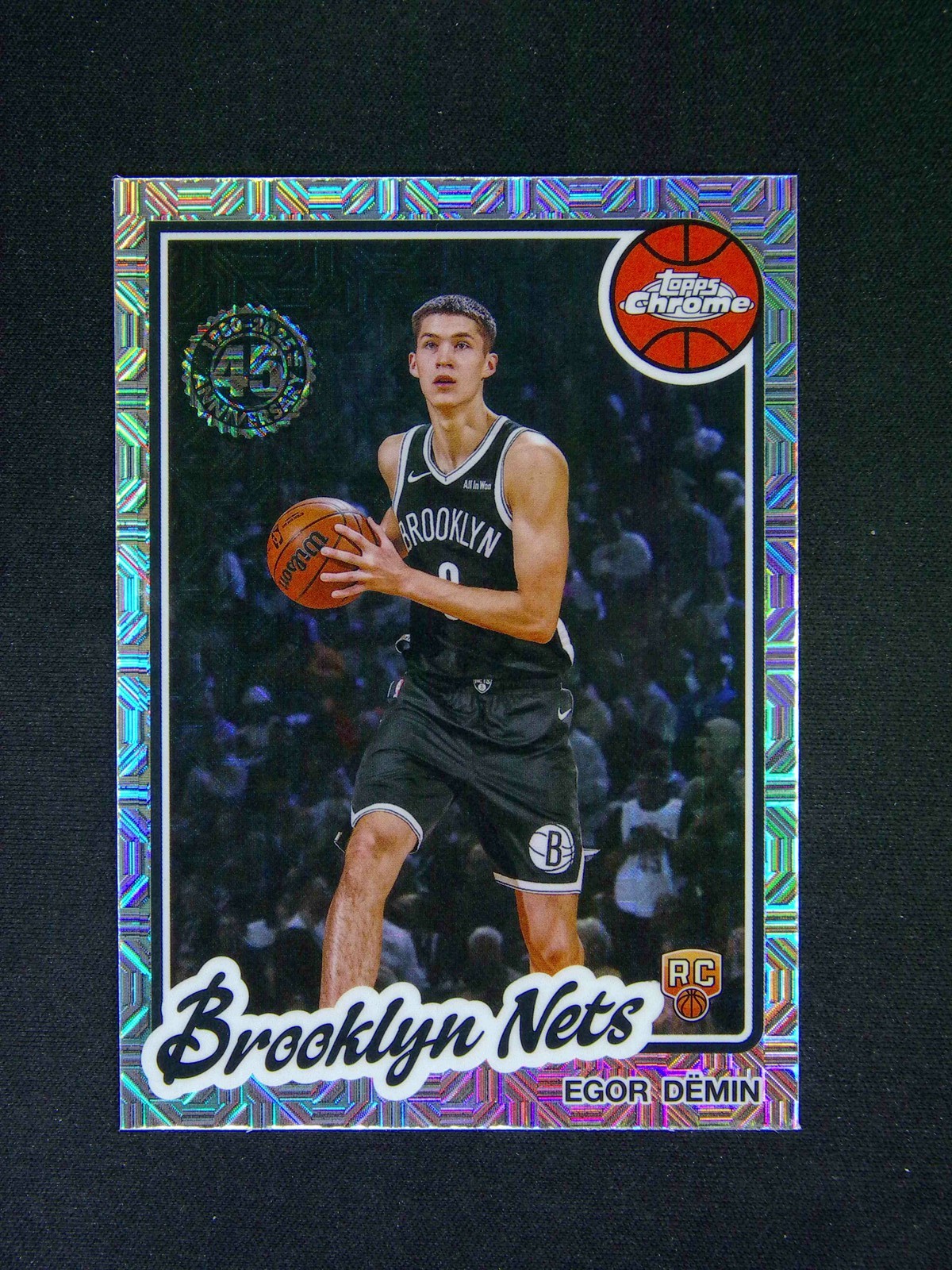 2025-26 Topps Chrome Flagship Egor Demin RC 1980 Chrome Mojo