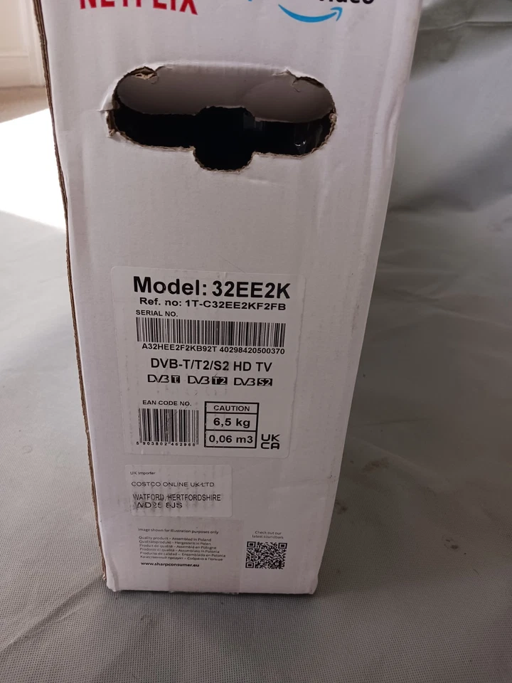 Sharp 32EE2K 32" Smart HD LED TV  - Image 3 of 4